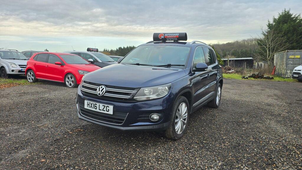 Volkswagen Tiguan 2.0 Tdi Bluemotion Tech Match Edition Dsg 4Wd Euro HX16LZG Blue #3