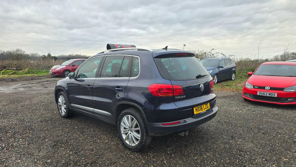 Volkswagen Tiguan 2.0 Tdi Bluemotion Tech Match Edition Dsg 4Wd Euro HX16LZG Blue #4