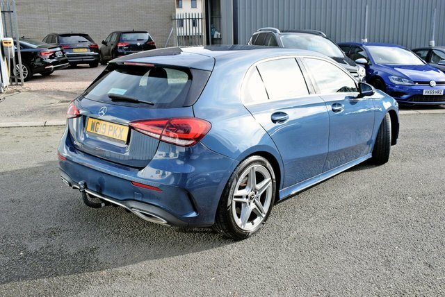 Mercedes-Benz A Class 1.3 A200 Amg Line Hatchback 7G-dct Euro WG19PKX Blue #5