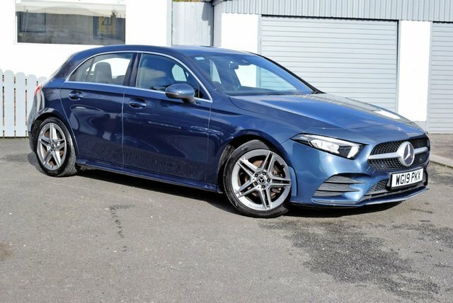 Mercedes-Benz A Class 1.3 A200 Amg Line Hatchback 7G-dct Euro WG19PKX Blue #2