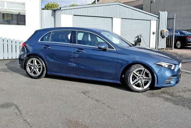 Mercedes-Benz A Class 1.3 A200 Amg Line Hatchback 7G-dct Euro WG19PKX Blue #3