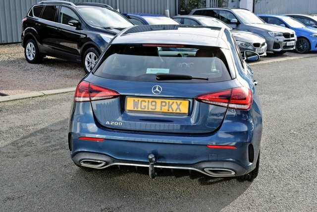 Mercedes-Benz A Class 1.3 A200 Amg Line Hatchback 7G-dct Euro WG19PKX Blue #6