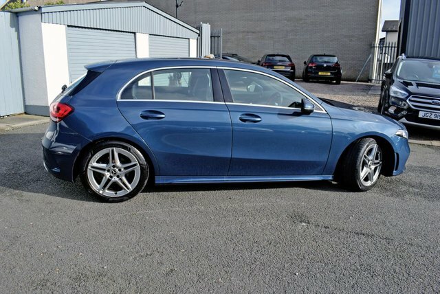 Mercedes-Benz A Class 1.3 A200 Amg Line Hatchback 7G-dct Euro WG19PKX Blue #4