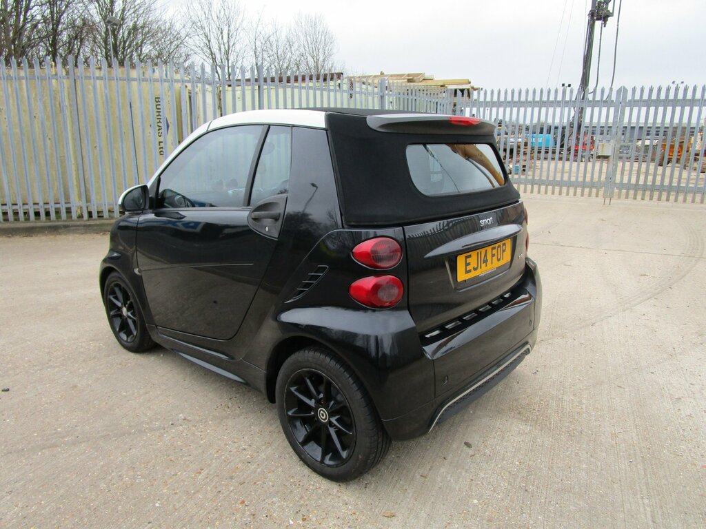 Smart Fortwo Cabrio Passion Mhd 2-Door Chain Driven 20 Pound Road Tax EJ14FOP Black #2