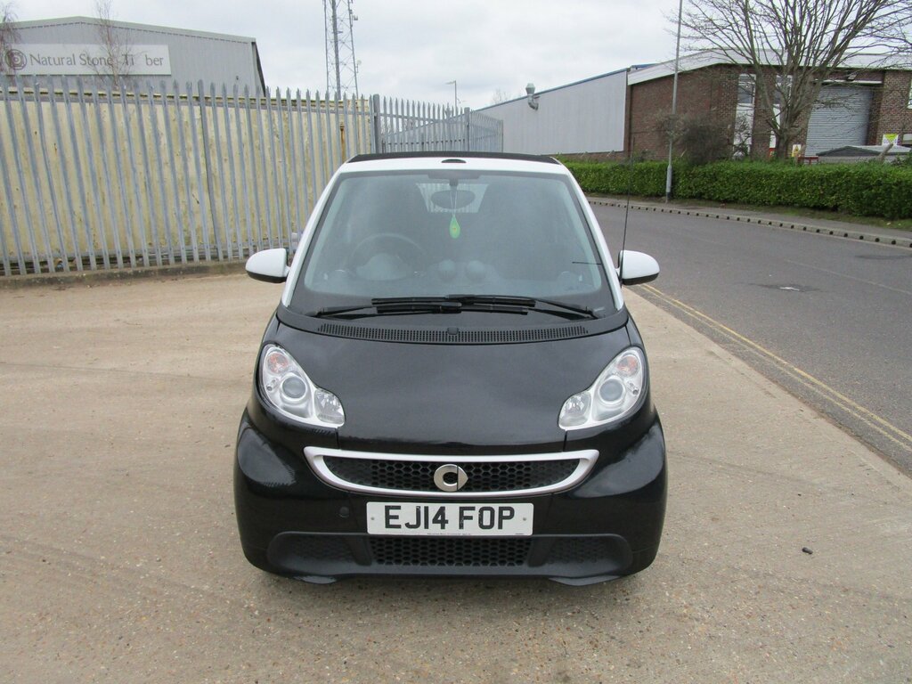 Smart Fortwo Cabrio Passion Mhd 2-Door Chain Driven 20 Pound Road Tax EJ14FOP Black #5