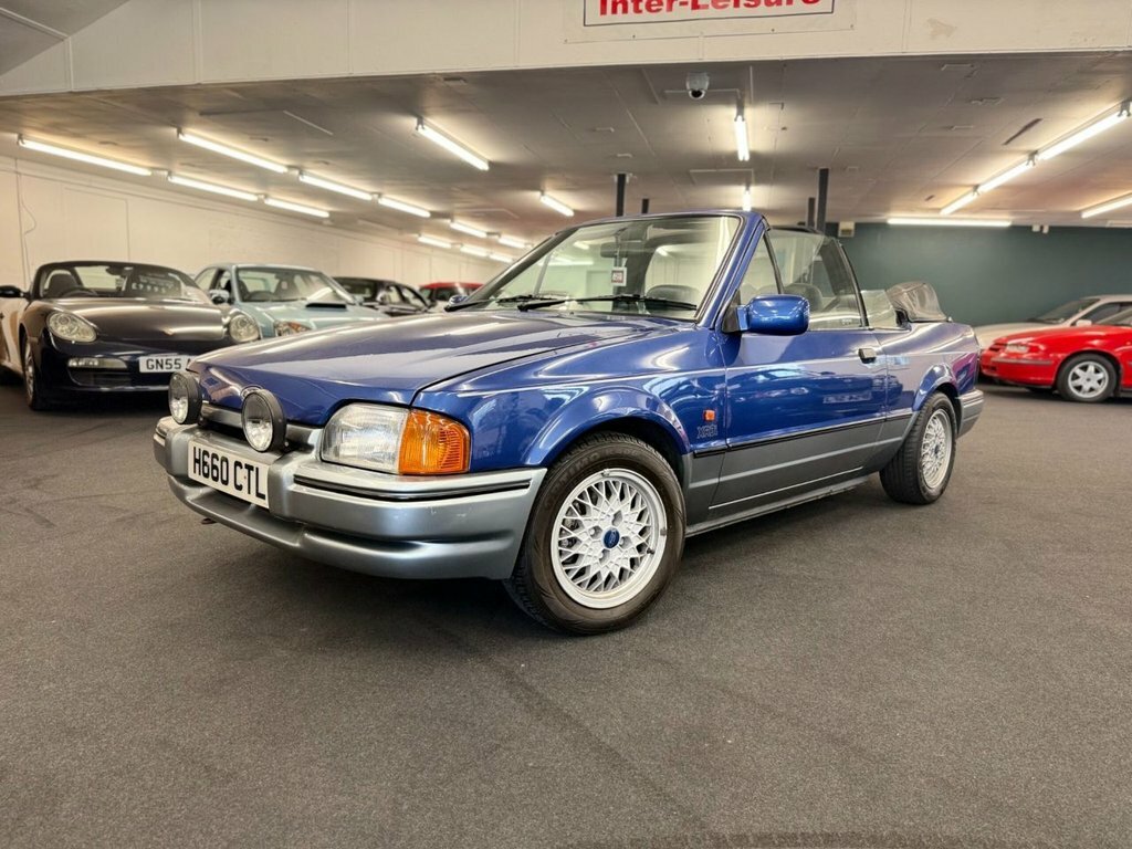 Ford Escort Xr3i Cabriolet Blue