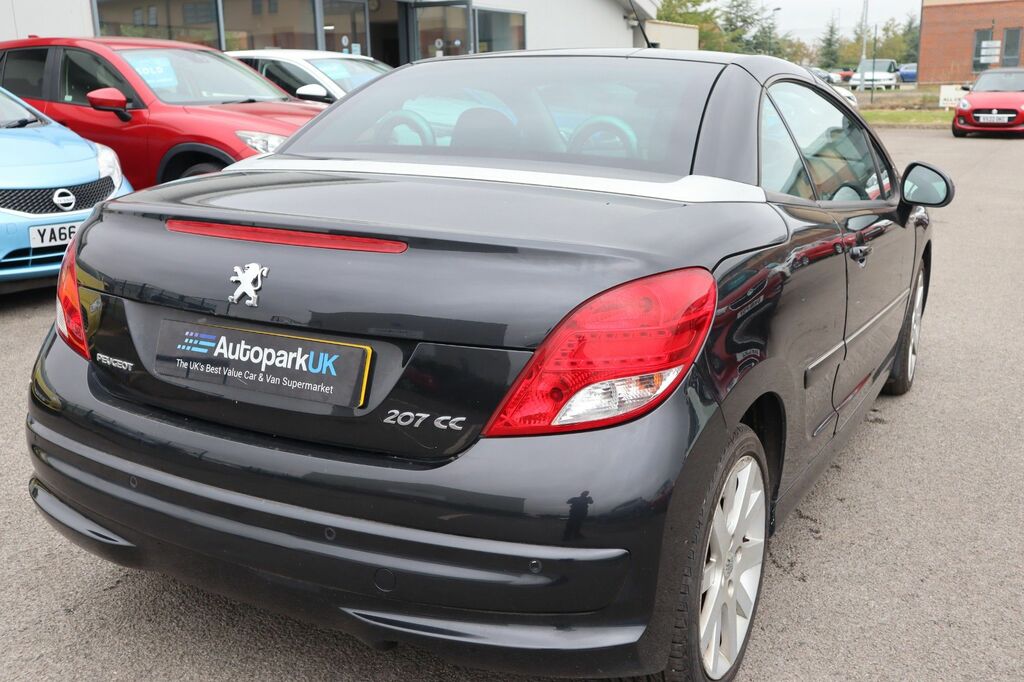 Peugeot 207 CC 2011 1.6 Cc Gt 120 Bhp Black #5