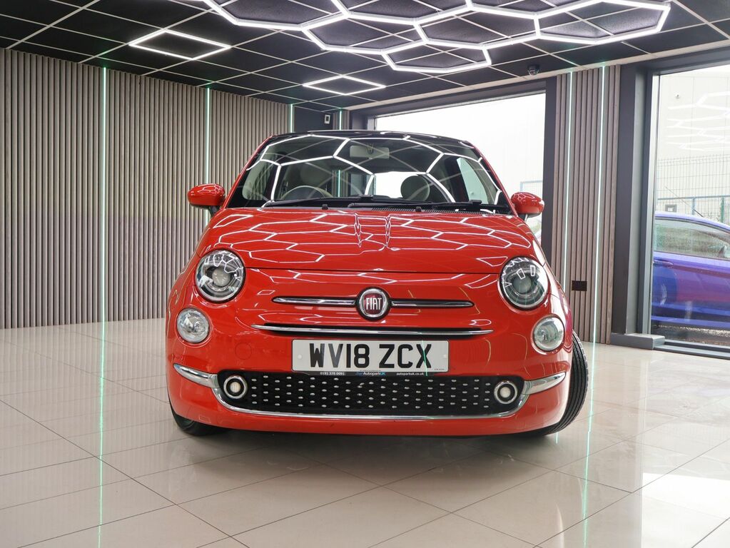 Fiat 500 2018 1.2 Lounge Hatchback Euro 6 WV18ZCX Pink #6