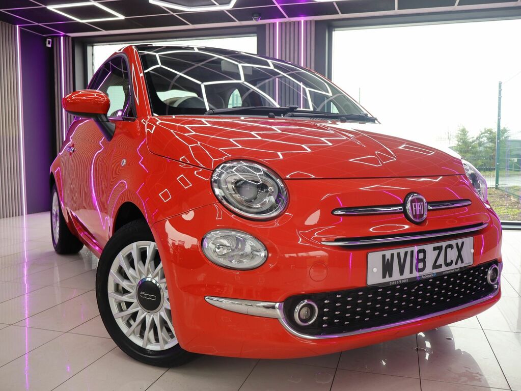 Fiat 500 2018 1.2 Lounge Hatchback Euro 6 WV18ZCX Pink #4