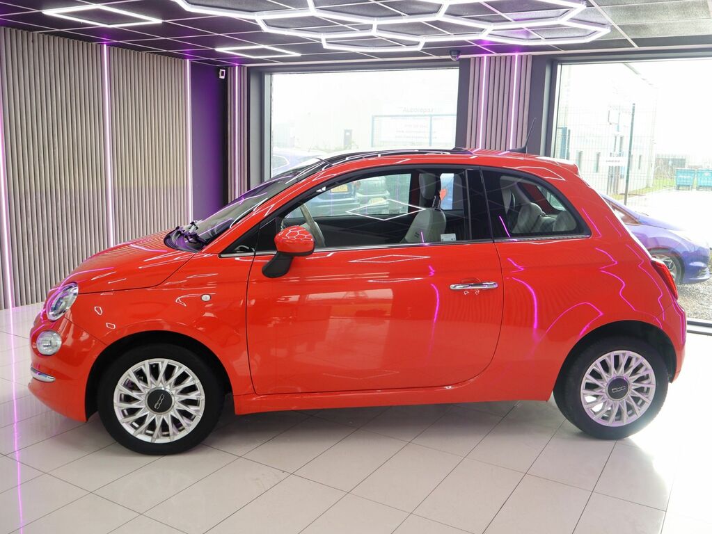 Fiat 500 2018 1.2 Lounge Hatchback Euro 6 WV18ZCX Pink #3