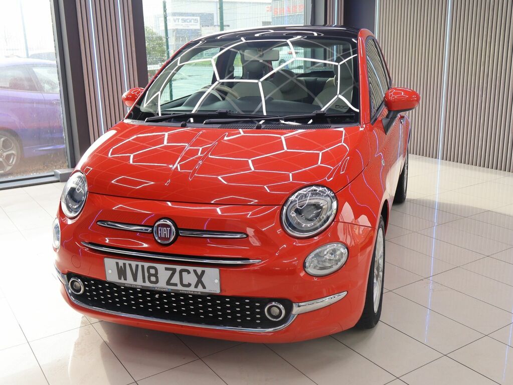 Fiat 500 2018 1.2 Lounge Hatchback Euro 6 WV18ZCX Pink #5