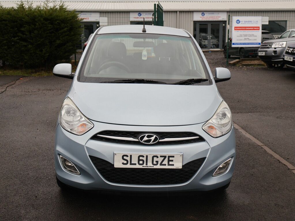 Hyundai I10 2011 1.2 Active Hatchback Euro 5 SL61GZE Silver #4