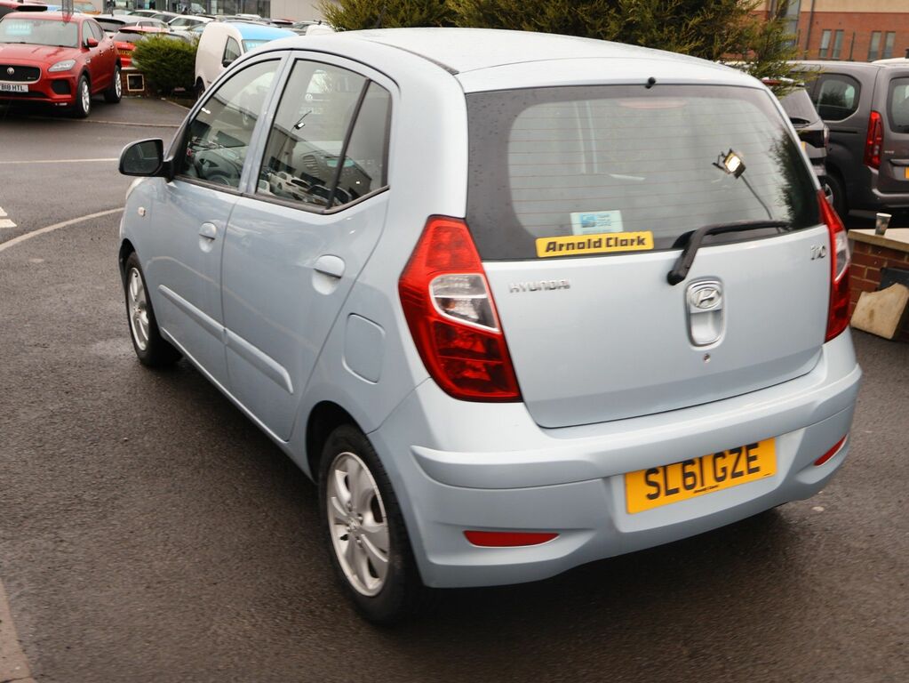 Hyundai I10 2011 1.2 Active Hatchback Euro 5 SL61GZE Silver #6