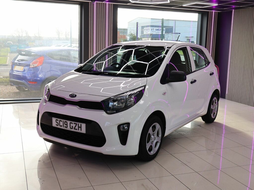 Kia Picanto 2019 1.0 1 Hatchback Euro 6 66 SC19GZH White #2