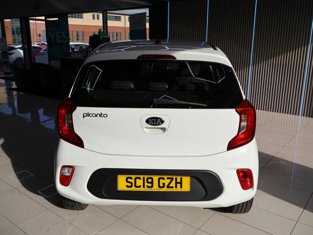 Kia Picanto 2019 1.0 1 Hatchback Euro 6 66 SC19GZH White #6