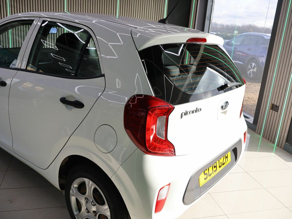 Kia Picanto 2019 1.0 1 Hatchback Euro 6 66 SC19GZH White #5