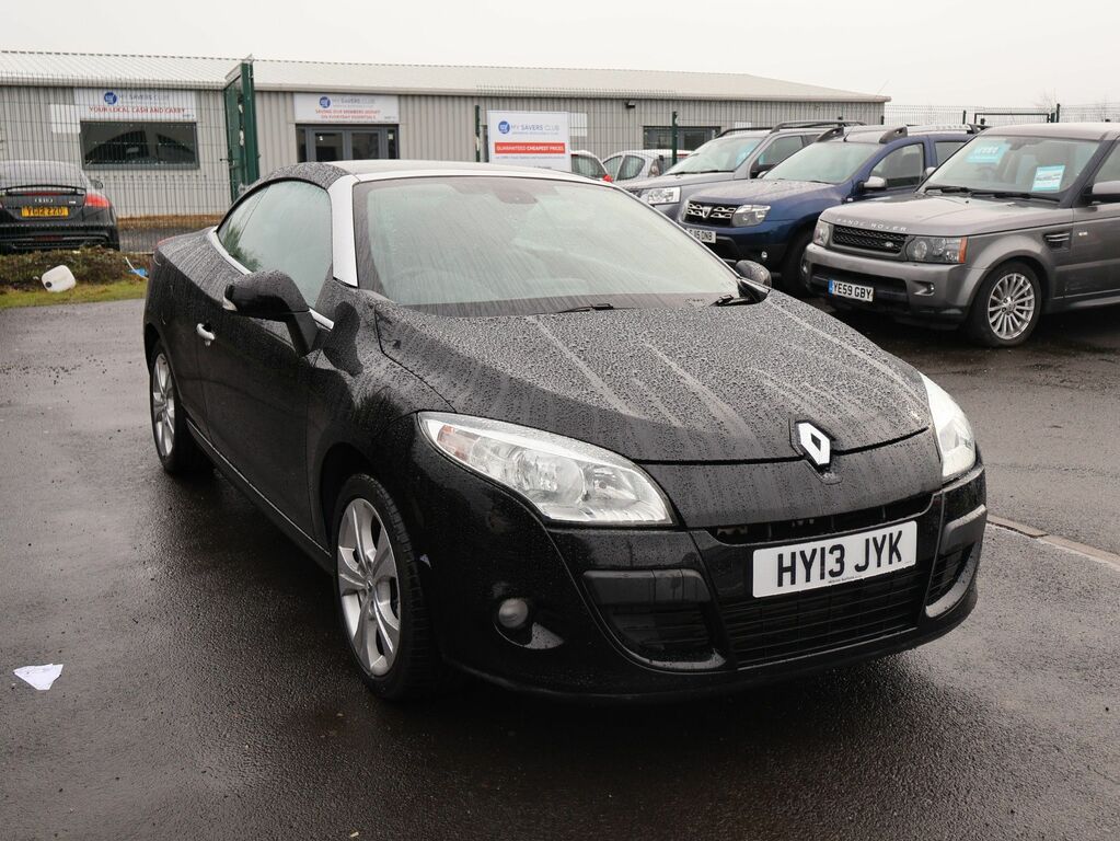 Renault Megane 2013 1.6 Dci Dynamique Tomtom Convertible Dies Black