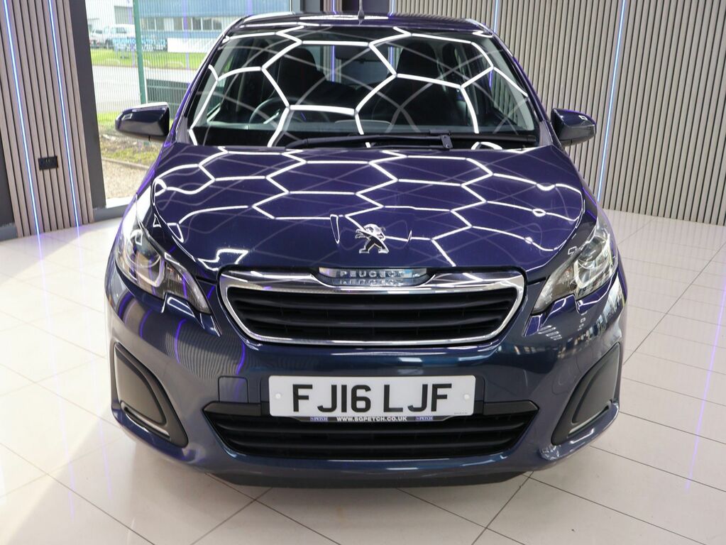 Peugeot 108 2016 1.0 Active Hatchback Euro 6 FJ16LJF Blue #5