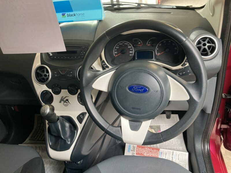 Ford KA Hatchback CE09UBR Red #5