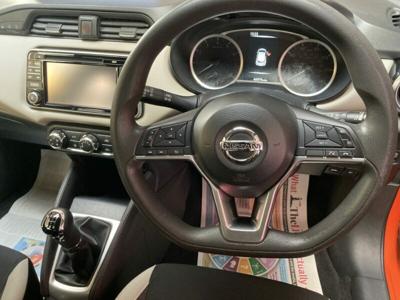 Nissan Micra Hatchback LS67XUX Orange #5