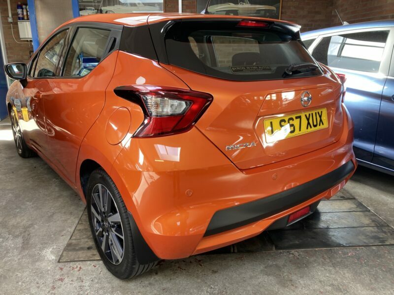 Nissan Micra Hatchback LS67XUX Orange #2
