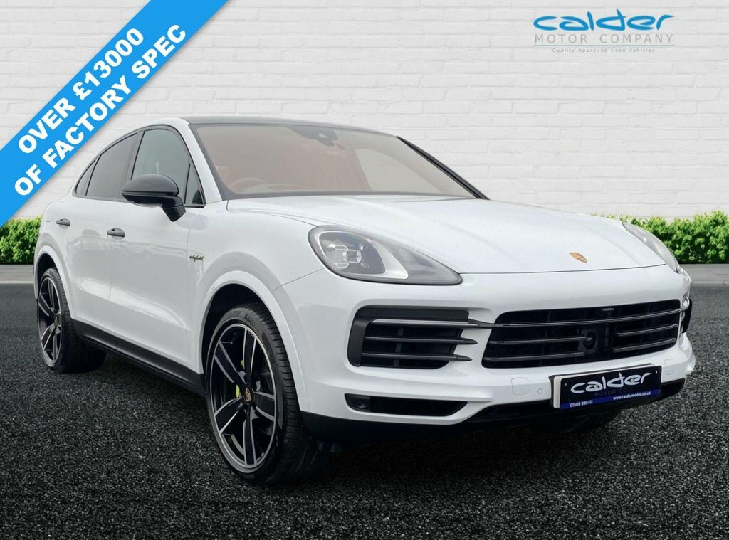 Porsche Cayenne 3.0 V6 E-hybrid 17.9Kwh Platinum Edition Coupe White