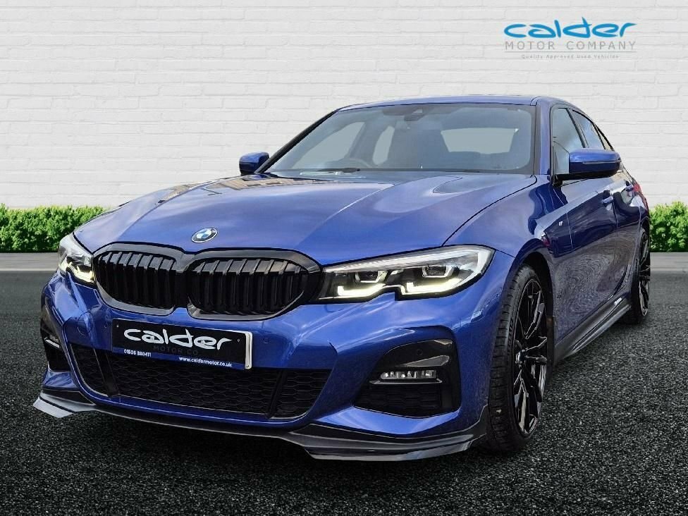BMW 3 Series 2.0 320D M Sport Saloon Xdrive Eur YC69JVH Blue #5