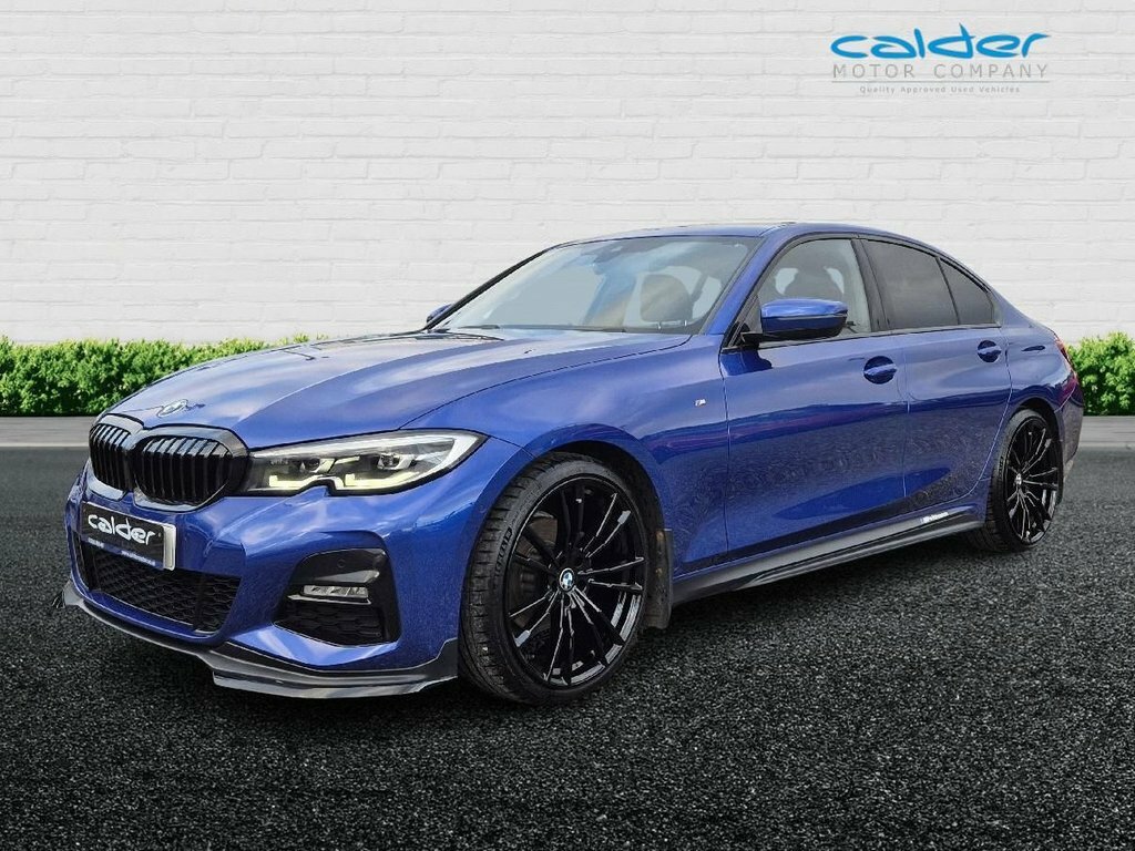BMW 3 Series 2.0 320D M Sport Saloon Xdrive Eur YC69JVH Blue #6