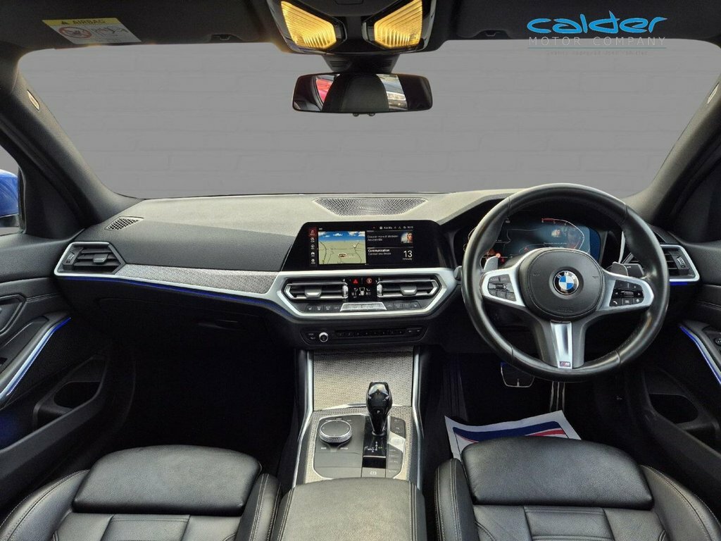 BMW 3 Series 2.0 320D M Sport Saloon Xdrive Eur YC69JVH Blue #3
