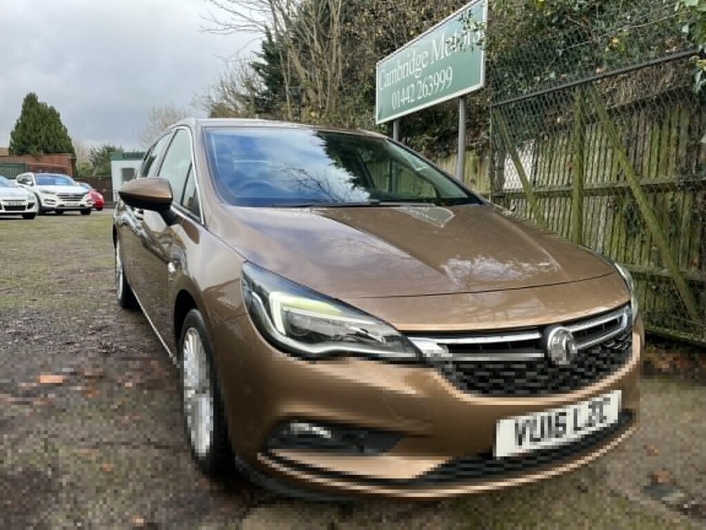 Vauxhall Astra Hatchback 1.6 I Turbo Elite Nav 201616 Brown