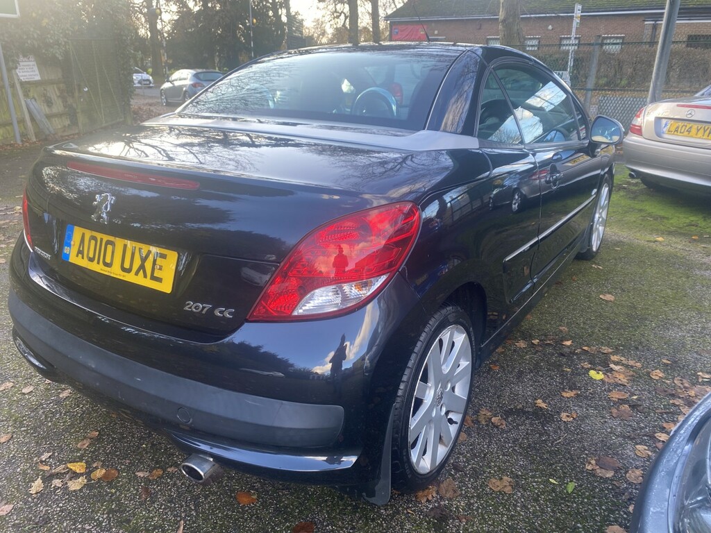 Peugeot 207 CC Convertible Cc Allure 201010 Black #5