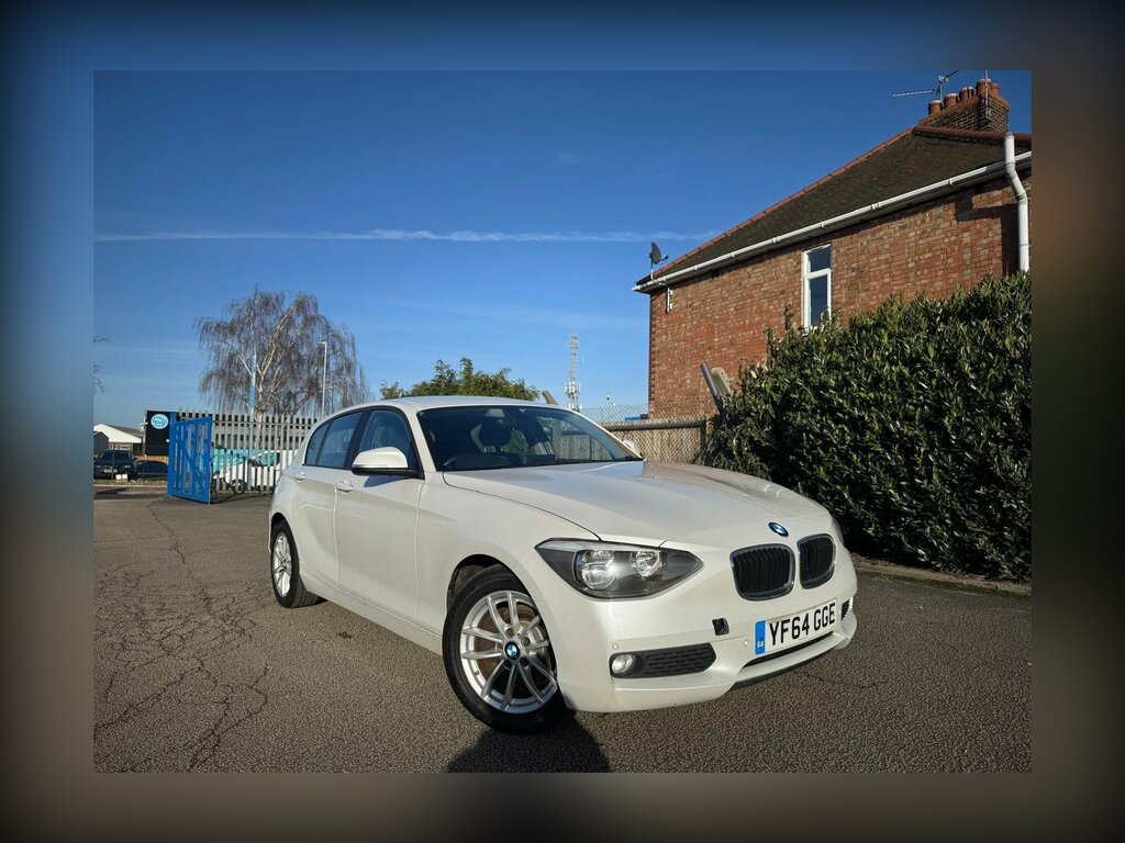 BMW 1 Series 1.6 116D Ed Efficientdynamics Euro 5 Ss YF64GGE White #3