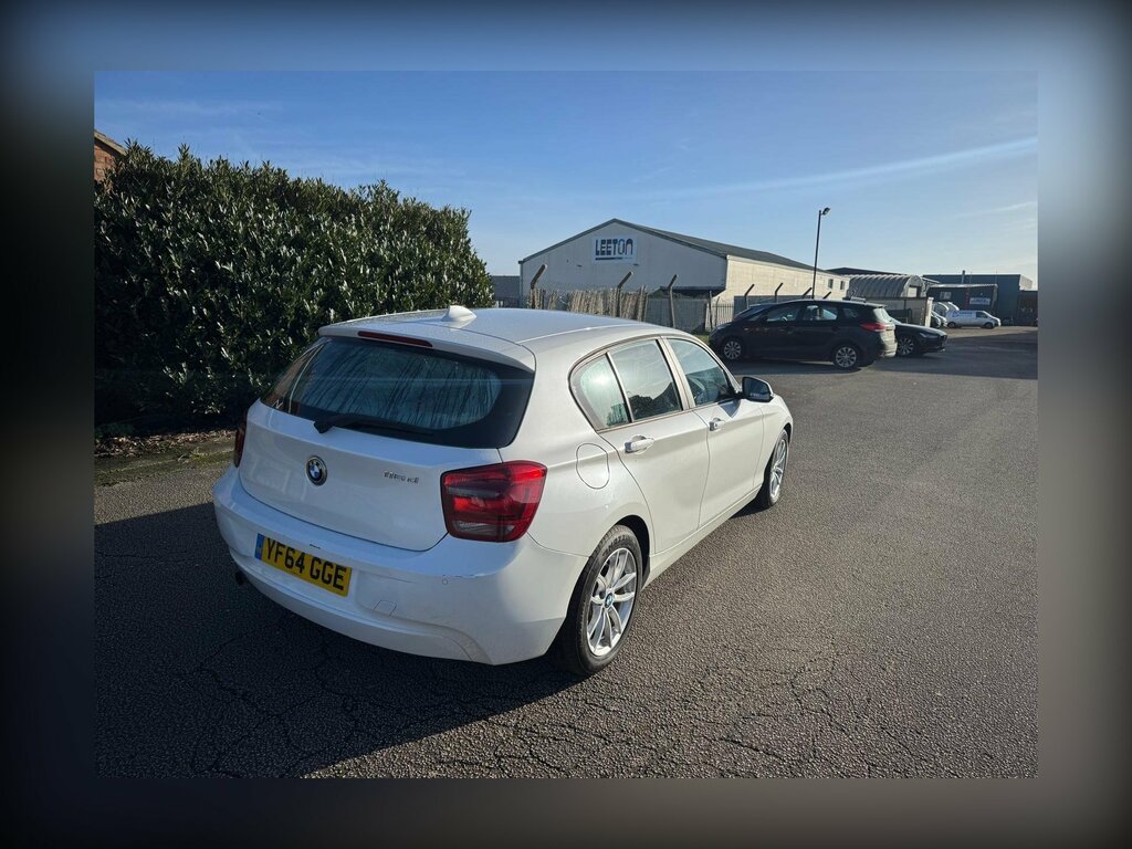 BMW 1 Series 1.6 116D Ed Efficientdynamics Euro 5 Ss YF64GGE White #6