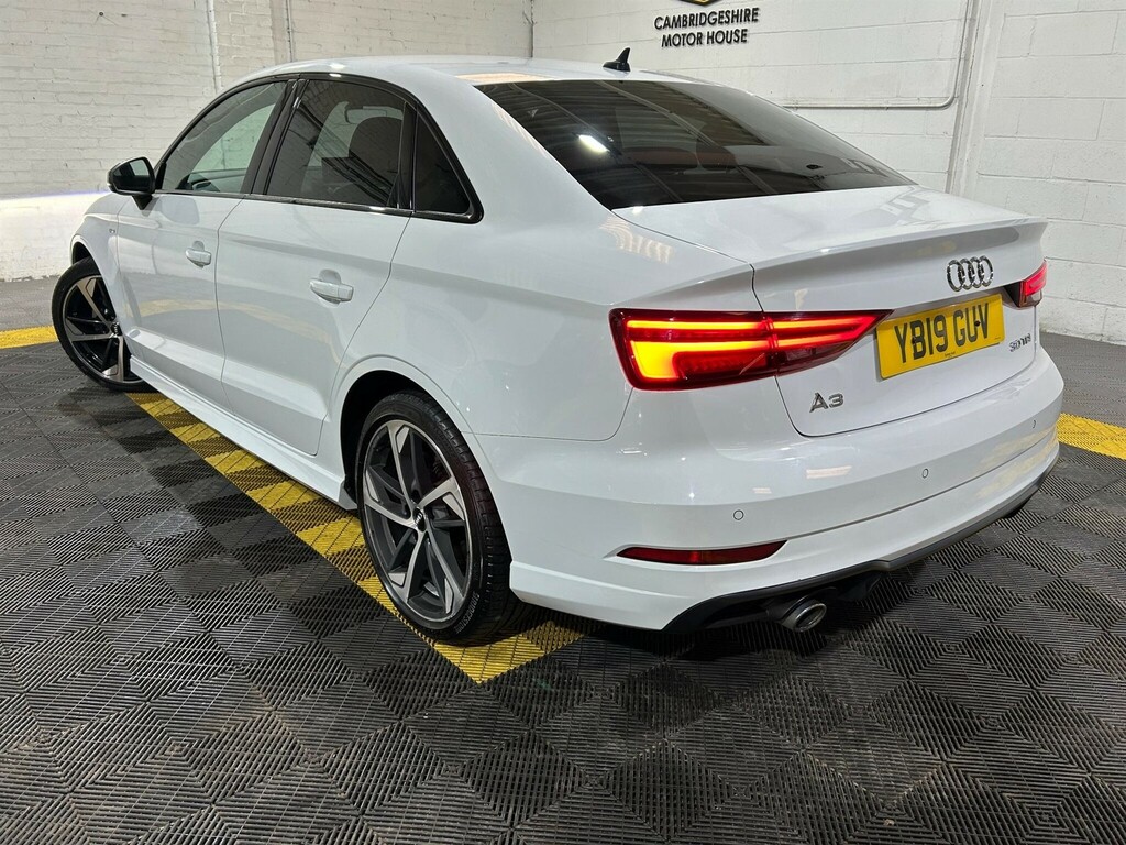 Audi A3 1.6 Tdi 30 Black Edition S Tronic Euro 6 Ss YB19GUV White #2