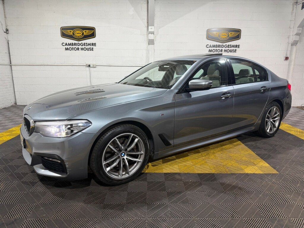 BMW 5 Series 2.0 520D M Sport Euro 6 Ss MT17GPE Blue #4