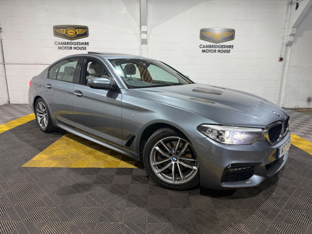 BMW 5 Series 2.0 520D M Sport Euro 6 Ss MT17GPE Blue