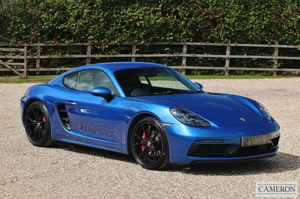 Porsche 718 Cayman Gts VX67PHY Blue #2