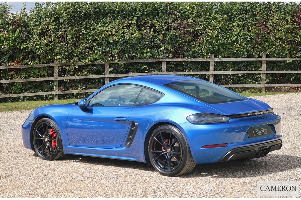 Porsche 718 Cayman Gts VX67PHY Blue #3
