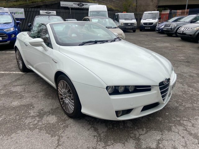Alfa Romeo Spider 2.4 Jtdm Convertible 179 G Km 2 White