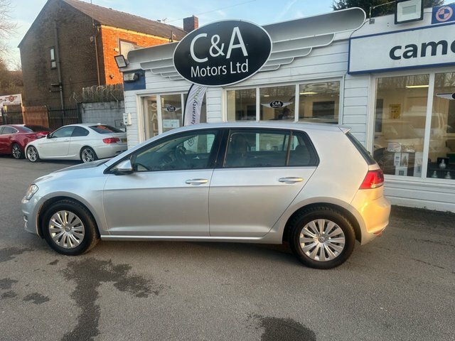 Volkswagen Golf 1.6 Tdi Bluemotion Tech S Hatchback Man FV13UMU Silver #4