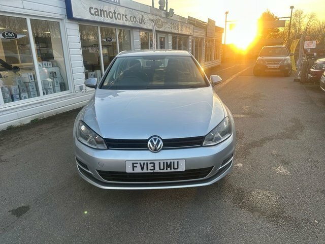 Volkswagen Golf 1.6 Tdi Bluemotion Tech S Hatchback Man FV13UMU Silver #2
