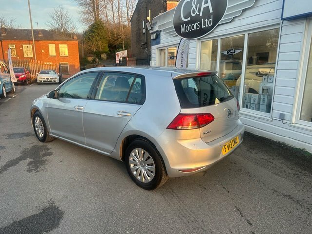 Volkswagen Golf 1.6 Tdi Bluemotion Tech S Hatchback Man FV13UMU Silver #5