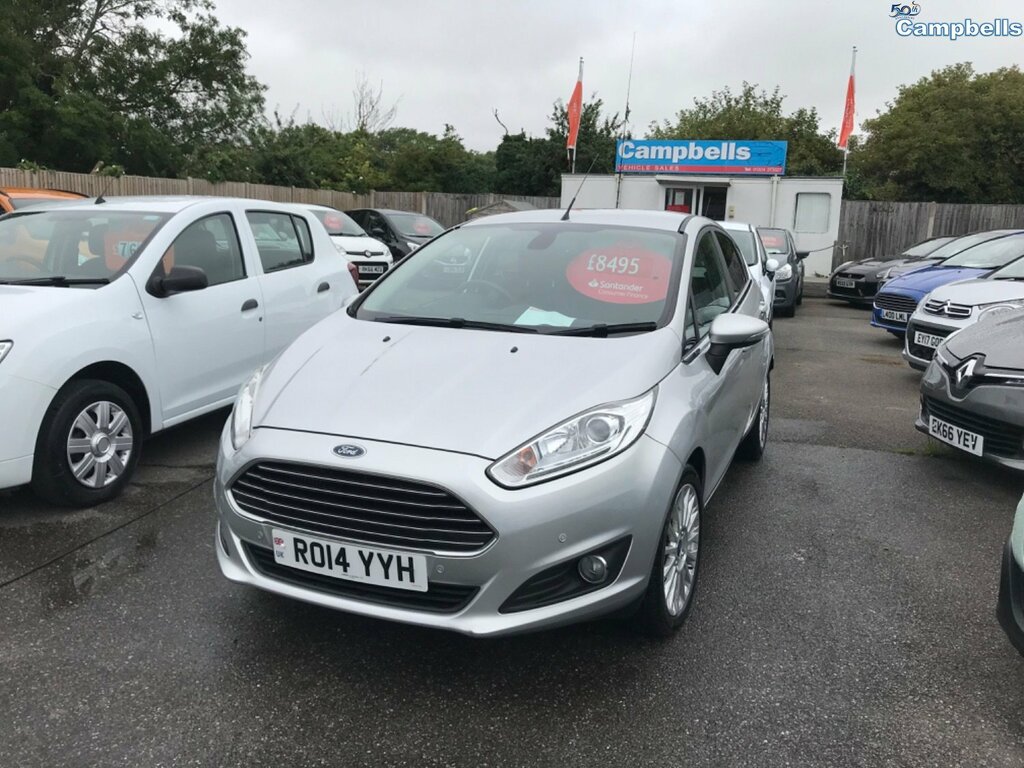 Ford Fiesta Hatchback 1.0 Titanium 2014 RO14YYH Silver #2