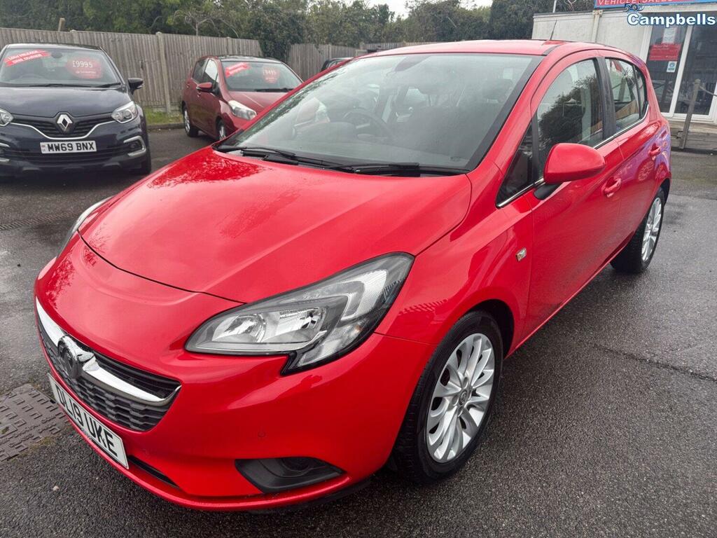 Vauxhall Corsa Hatchback 1.4 I Ecotec Se Nav 2019 DL19UKE Red #2