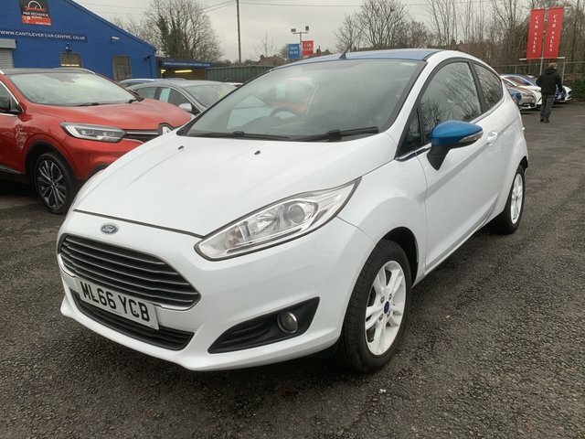 Ford Fiesta 1.25 Zetec White Edition Hatchback Manu ML66YCB White #3