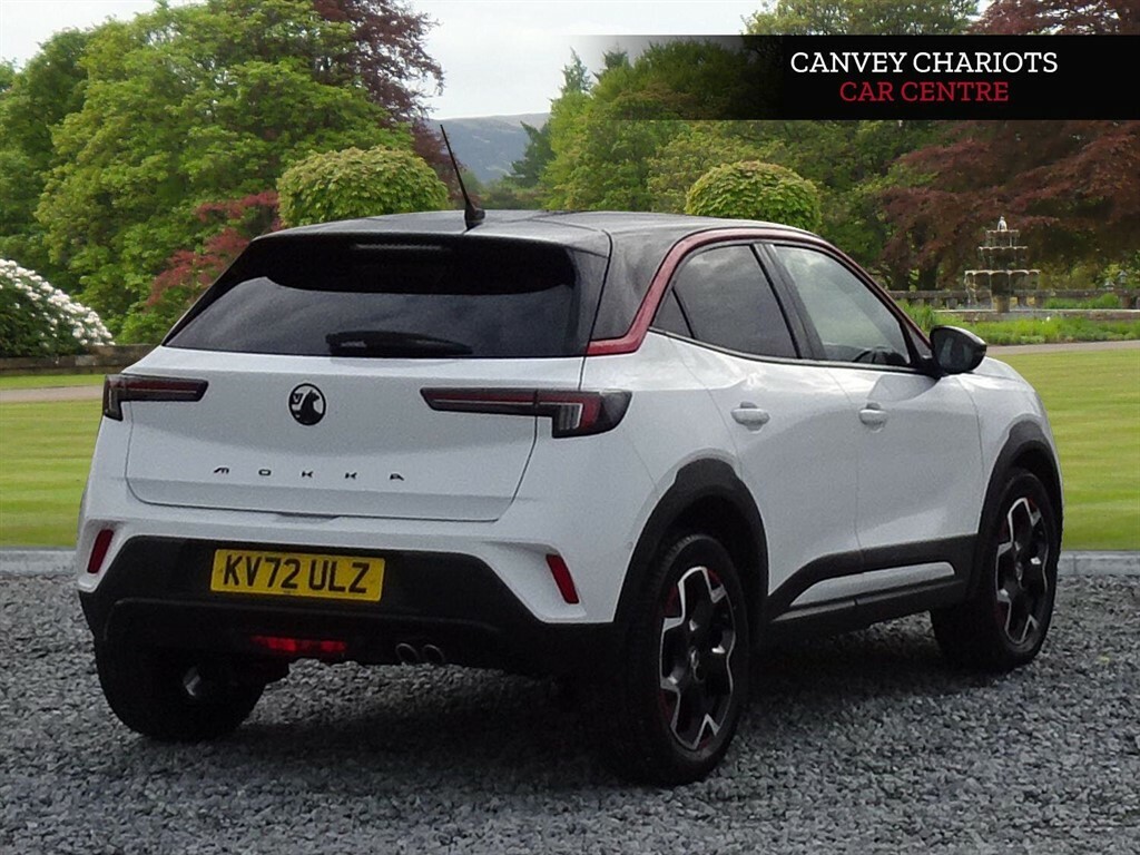 Vauxhall Mokka 1.2 Turbo Sri Premium Euro 6 Ss KV72ULZ White #3