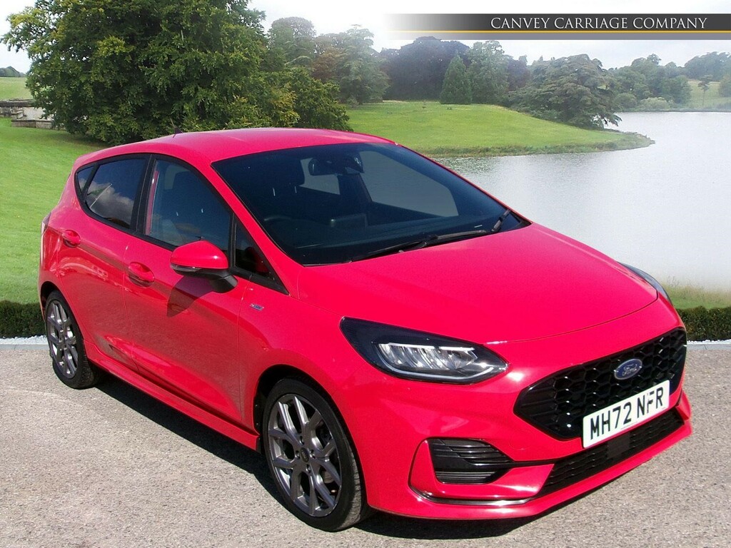 Ford Fiesta 1.0T Ecoboost St-line Euro 6 Ss Red