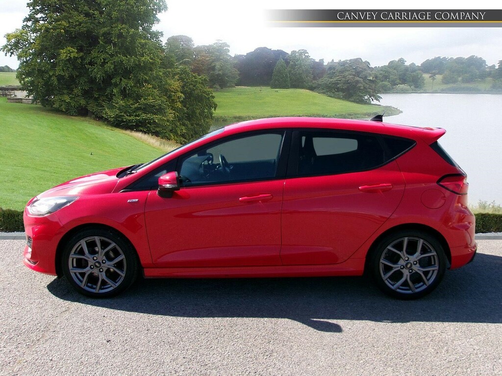 Ford Fiesta 1.0T Ecoboost St-line Euro 6 Ss MH72NFR Red #4