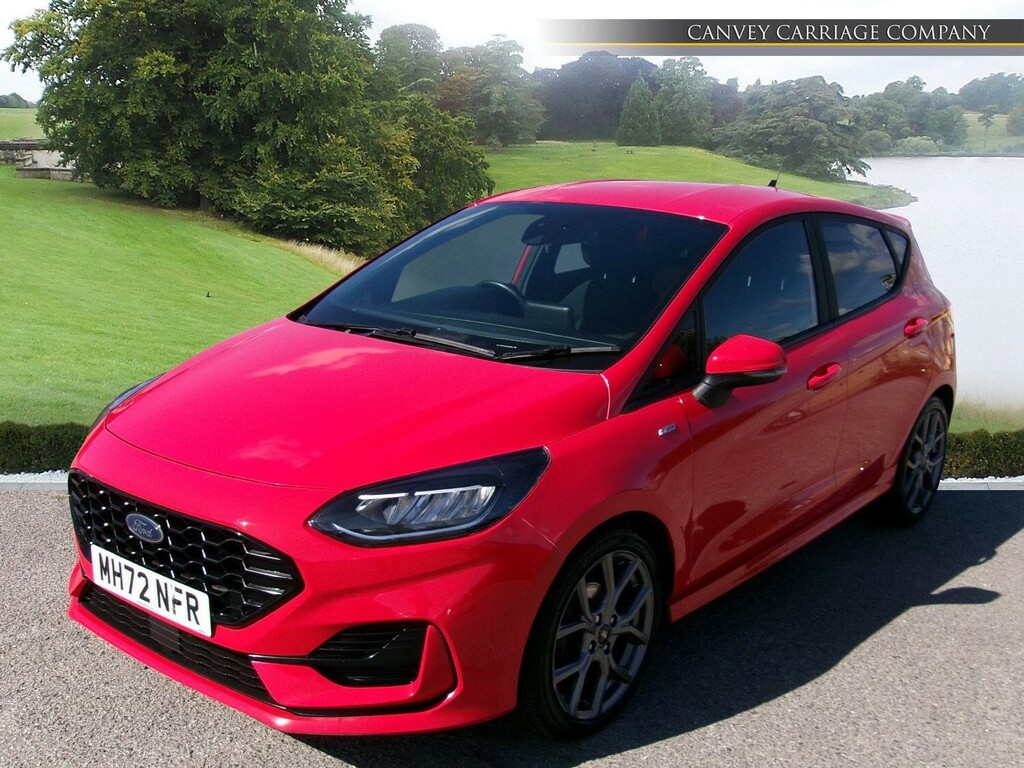 Ford Fiesta 1.0T Ecoboost St-line Euro 6 Ss MH72NFR Red #3