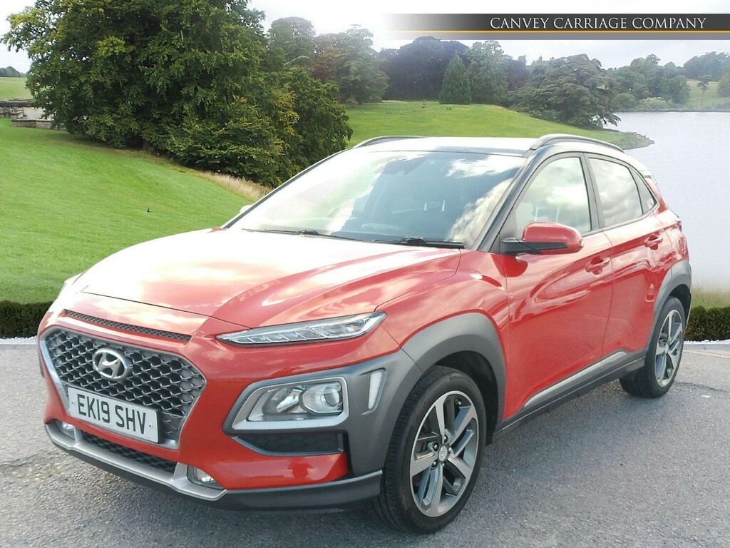 Hyundai Kona 1.0 T-gdi Premium Euro 6 Ss EK19SHV Orange #2